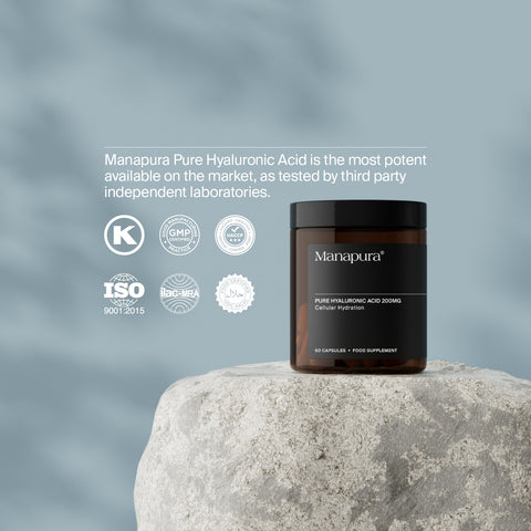 Pure Hyaluronic Acid by Manapura | The Best, Pure, Clinical-Grade Longevity & Nootropic Supplements | Free Shipping