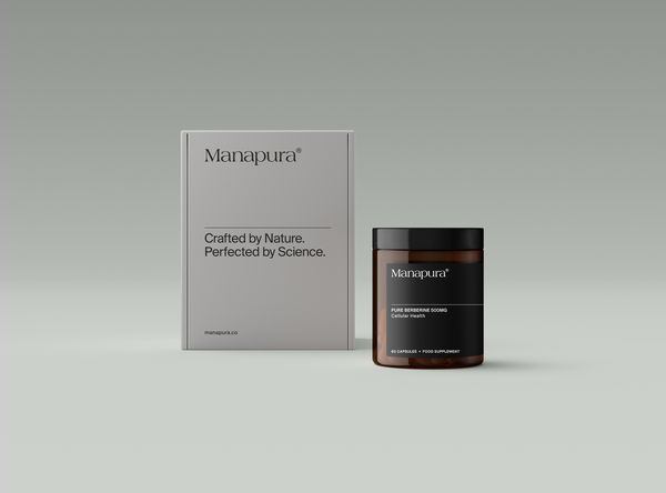Purest Berberine by Manapura | The Best, Pure, Clinical-Grade Longevity & Nootropic Supplements | Free Shipping